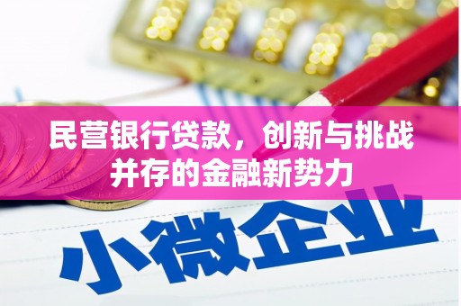 福绵民营银行贷款，创新与挑战并存的金融新势力