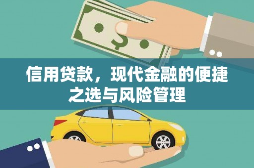 福绵信用贷款，现代金融的便捷之选与风险管理