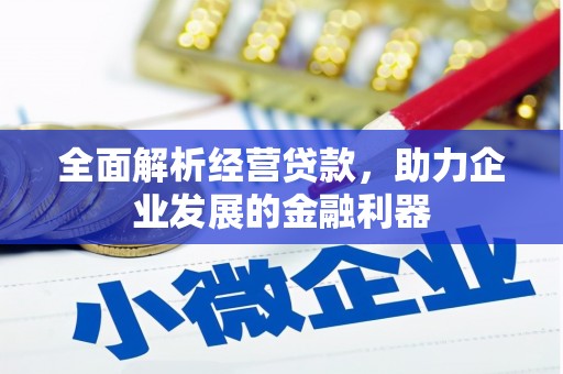 福绵全面解析经营贷款，助力企业发展的金融利器