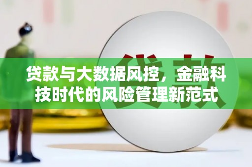福绵贷款与大数据风控，金融科技时代的风险管理新范式