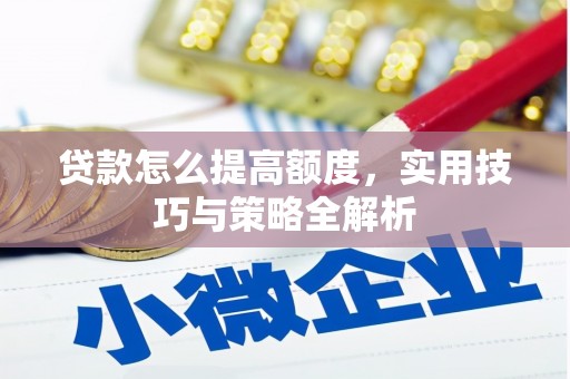 福绵贷款怎么提高额度，实用技巧与策略全解析