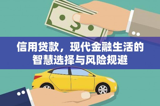 福绵信用贷款，现代金融生活的智慧选择与风险规避
