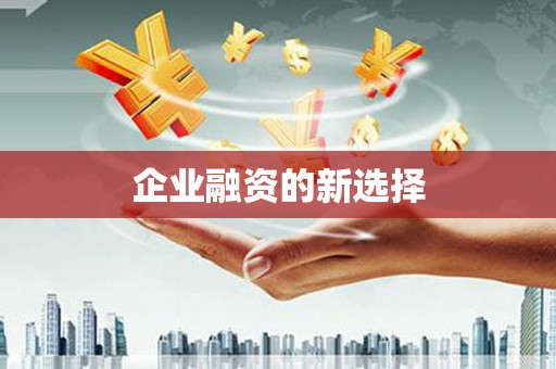 福绵企业融资的新选择